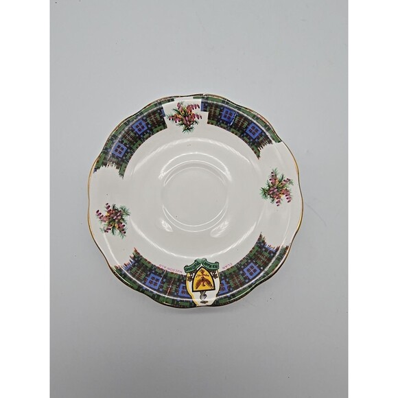 Royal Standard Bonnie Scotland Clan Macdonald Saucer Only - Picture 6 of 6
